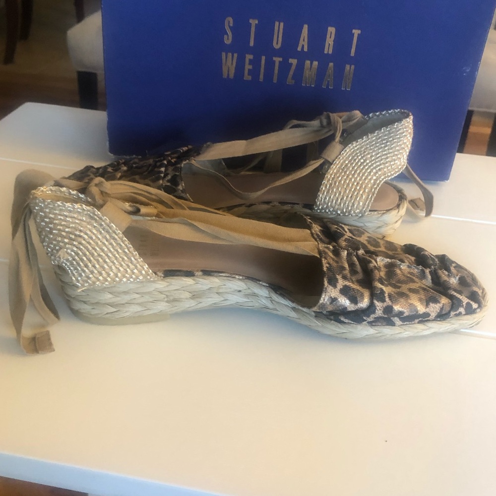 Stuart Weitzman Denia Cheetah Print Espadrilles - image 3